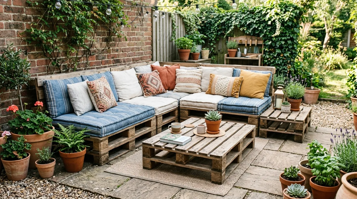 Outdoor Rug to Define the Patio